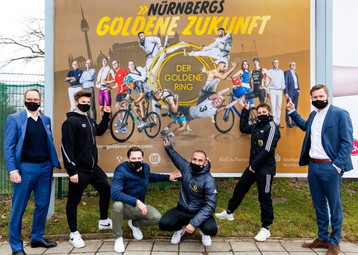 Der GOLDENE RING präsentiert das Hauptmotiv seiner Kommunikationskampagne "Nürnbergs GOLDENE Zukunft"