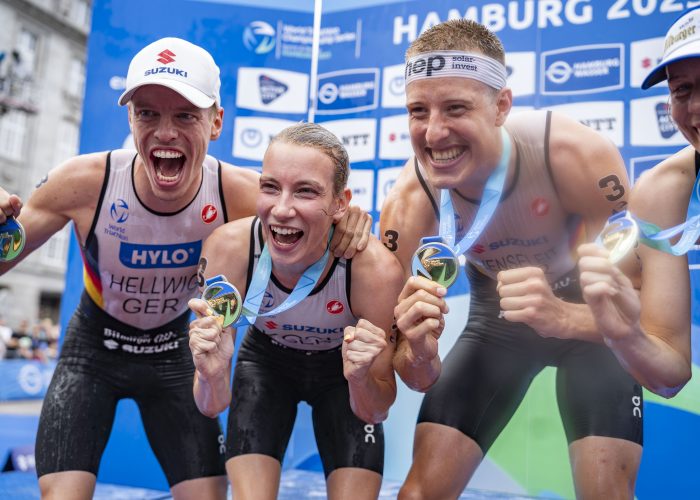 2023 World Triathlon Sprint Championships Hamburg Elite, Mixed Relay, Finale © DTU/Henning Angerer