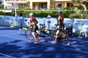 Anja Renner und Maria Paulig holen bei der Para-Triathlon-WM in Australien Bronze.