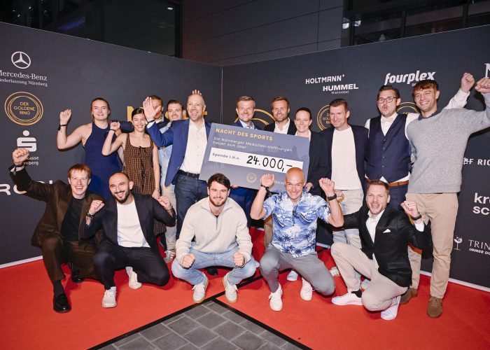 Die NACHT DES SPORTS 2026 war ausverkauft und brachte einen Gesamterlös von 24.000 Euro für den Nürnberger Spitzensport. (Foto: Thorsten Schönberger, ISPFD)