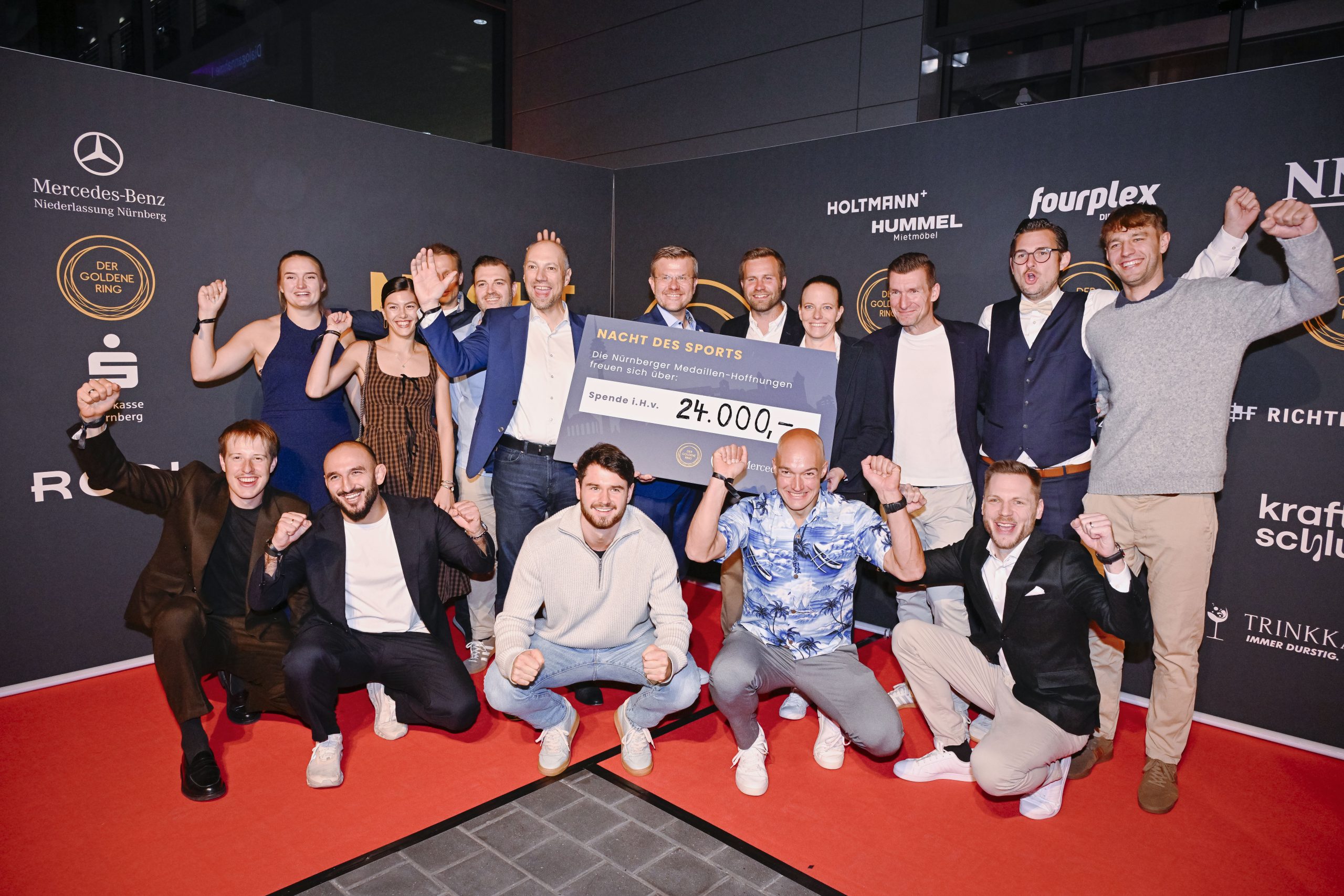 Die NACHT DES SPORTS 2026 war ausverkauft und brachte einen Gesamterlös von 24.000 Euro für den Nürnberger Spitzensport. (Foto: Thorsten Schönberger, ISPFD)